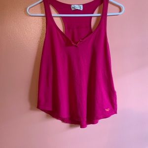 Hollister Hot pink loose fitting tank